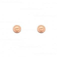 Boucle d'Oreille Carteri Love Screw Motifs Or Rose