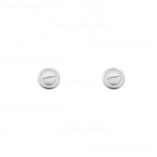 Boucle d'oreille Carteri Love Screw Motifs Or Blanc