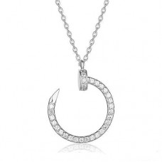 Cartier Juste Un Clou Pendentif Or Blanc Diamants Cartier Juste Un Clou Pendentif Or Blanc Diamants