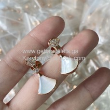 Boucles d'oreilles Bvlgari Divas Dream Nacre avec Diamants