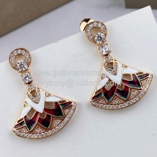 Bvlgari Divas Dream Boucles d'oreilles multicolores Rose Goldest