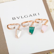 Bague Bvlgari Gelati pierres montées en or rose avec diamants parfait