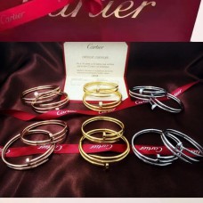 Cartier Juste Un Clou Double Nail Bracelet Or Jaune/Or Blanc/Or Rose Avec Diamant