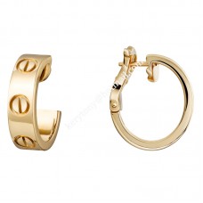 Cartier Boucles d'oreilles clip Love Or jaune/Or rose/Or blanc