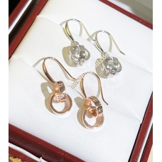 Cartier Boucles d'oreilles Love Ear Hook Or rose/Or blanc