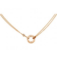 Collier Cartier Love 2 Diamants Or Rose
