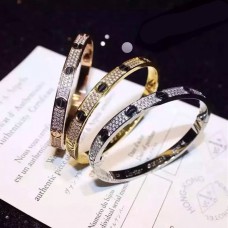 Cartier Love Bracelet Pavé De Diamants Avec Céramique Noire