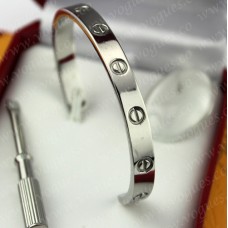 Bracelet Love semi-ouvert Cartier Or blanc Bracelet Love semi-ouvert Cartier Or blanc