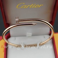 Bracelet Cartier Juste Un Clou Or rose Diamants