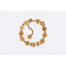 Christian Dior Amulettes Damour Charme Étoile Ronde Femme Bracelet En Laiton