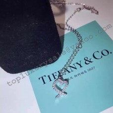 Tiffany Paloma Picasso Collier pendentif coeur aimant en argent sterling diamants Vente