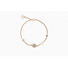 Bracelet Dior La petite Tribale plaqué or CD BallPearl diamants