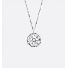 Dior Rose De Vents Pendentif étoile à huit branches en argent 925 pour femme Collier/Bracelet médaillon diamants double face Dior Rose De Vents Pendentif étoile à huit branches en argent 925 pour femme Collier/Bracelet médaillon diamants double face