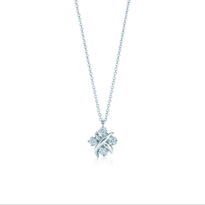 TIFFANY CO Schlumberger Lynn Pendentif Chaîne Collier Sterling Anniversaire Vente Italie