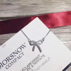 Tiffany Bow Bowknot Pendentif Clouté Cristaux Collier Vente