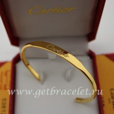 Bracelet ouvert Cartier en or jaune