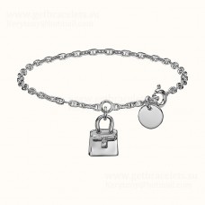 Hermes Birkin Bracelet en argent Vente aux États-Unis