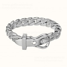 Hermes Boucle Sellier Bracelet Argent/Or Rose UK Vente