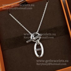 Collier pendentif chaîne Hermes Chaine D'Ancre en argent sterling Collier pendentif chaîne Hermes Chaine D'Ancre en argent sterling