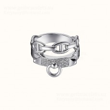 Hermes Collier de Chien Rings With Diamonds Yellow Gold/White Gold/Rose Gold Fine Jewellery Angleterre Vente