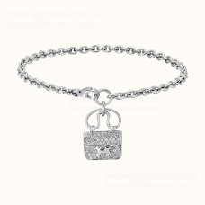 Bracelet Hermes Constance Amulette En Or Blanc Avec Diamants Tonifiés Prix UK