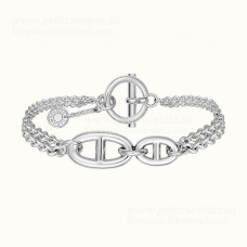 Bracelet Hermes Farandole en Argent Bijoux Cadeau Saint Valentin