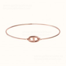 Hermes Femme Ronde Bracelet Argent/Or Rose/Or Jaune Style Intemporel