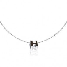 Collier Hermes Cage dH noir en laque avec or Collier Hermes Cage dH noir en laque avec or