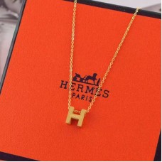 Hermès “H” Collier Or Jaune Hermès “H” Collier Or Jaune