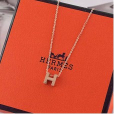 Hermès “H” Collier Or Rose Hermès “H” Collier Or Rose