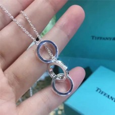 Tiffany 1837 Collier pendentif trois cercles bijoux de fiançailles pour femme