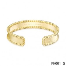 Van Cleef And Arpels Bracelet Ouvert En Or Jaune
