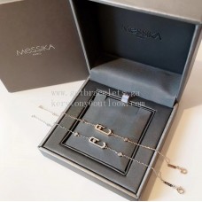 Messika Bracelet Chanceux Avec 1 Diamants Or Rose et Or Blanc