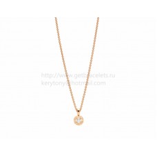 BVLGARI Collier BVLGARI en or rose et diamants