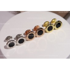 Boucle d'oreille unique BVLGARI BVLGARI avec élément onyx