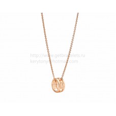Pendentif rond en or rose BVLGARI Parentesi