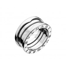 Bague spirale à 3 bandes Bvlgari B.zero1 en or blanc Bague spirale à 3 bandes Bvlgari B.zero1 en or blanc