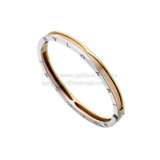 Bracelet Bvlgari B.zero1 en or rose jaune et blanc