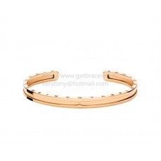 Bracelet manchette Bvlgari B.zero1 en or rose