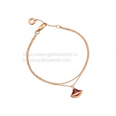 Bracelet Bvlgari DIVAS Dream en or rose avec cornaline
