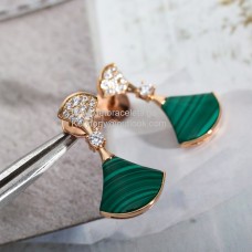 Boucles d'oreilles Bvlgari Divas Dream avec malachite et pavé de diamants or rose Remise Boucles d'oreilles Bvlgari Divas Dream avec malachite et pavé de diamants or rose Remise