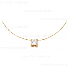 Collier C DE Cartier Or Jaune avec Diamants