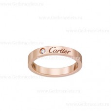 Cartier Alliance C de Cartier avec diamant en or rose