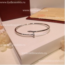 Bracelet Cartier Juste Un Clou SM en or blanc et diamants