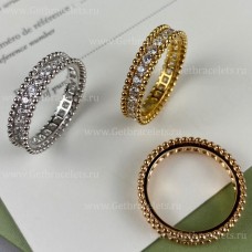 Bagues Van Cleef Arpels Perlee 1 rang diamants