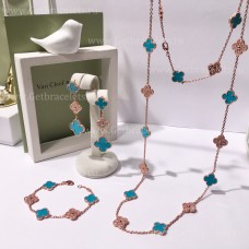  Van Cleef Arpels Alhambra avec ensemble d'agates de diamants