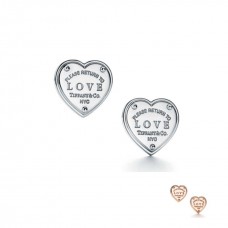 Tiffany Heart Love Boucles D'oreilles Diamants Femme Joaillerie Fine