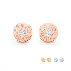 Tiffany 1837 boucles d'oreilles cercle bijoux de fête colorés pour dame Tiffany 1837 boucles d'oreilles cercle bijoux de fête colorés pour dame