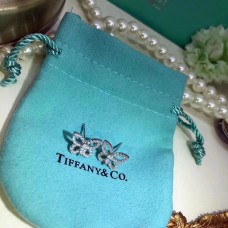 Tiffany Dupe Papillon Boucle D'oreille Avec Cristaux Doux Jolis Bijoux