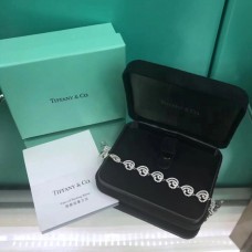 Tiffany Enchant Bracelet chaîne multi-cœurs faux pavé de diamants cadeau de fête des mères